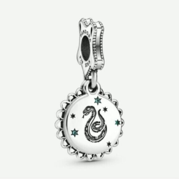 Pandora Harry Potter Slytherin Dangle Charm - Picture 1 of 3